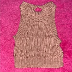 Forever 21 Knit Sleeveless Top in Pink